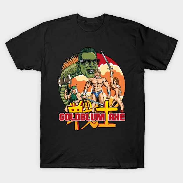 Jeff Goldblum Axe T-Shirt by RetroReview